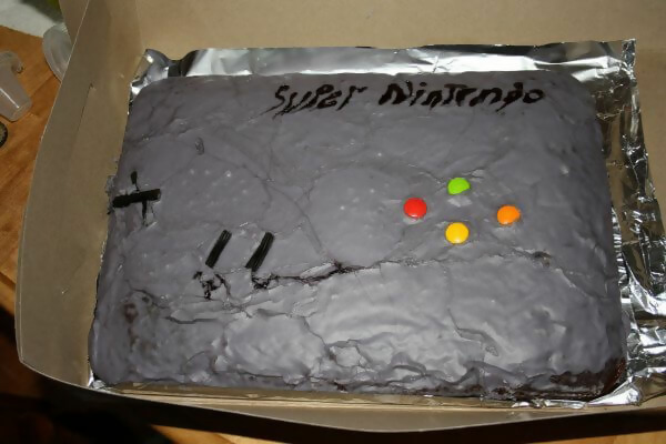 Is This Supposed To Be A Super Nintendo Cake?